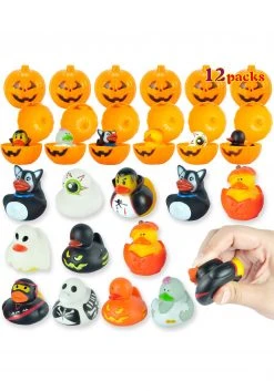 Joyin Halloween Prefilled 12 Pack Pumpkin Box With Rubber Duck
