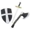 Smiffys 3 Piece Crusader Set
