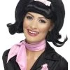 Smiffys 50s Flicked Beehive Black Wig