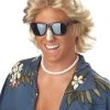 California Costume Collection Blonde '70s Feathered Men's Wig