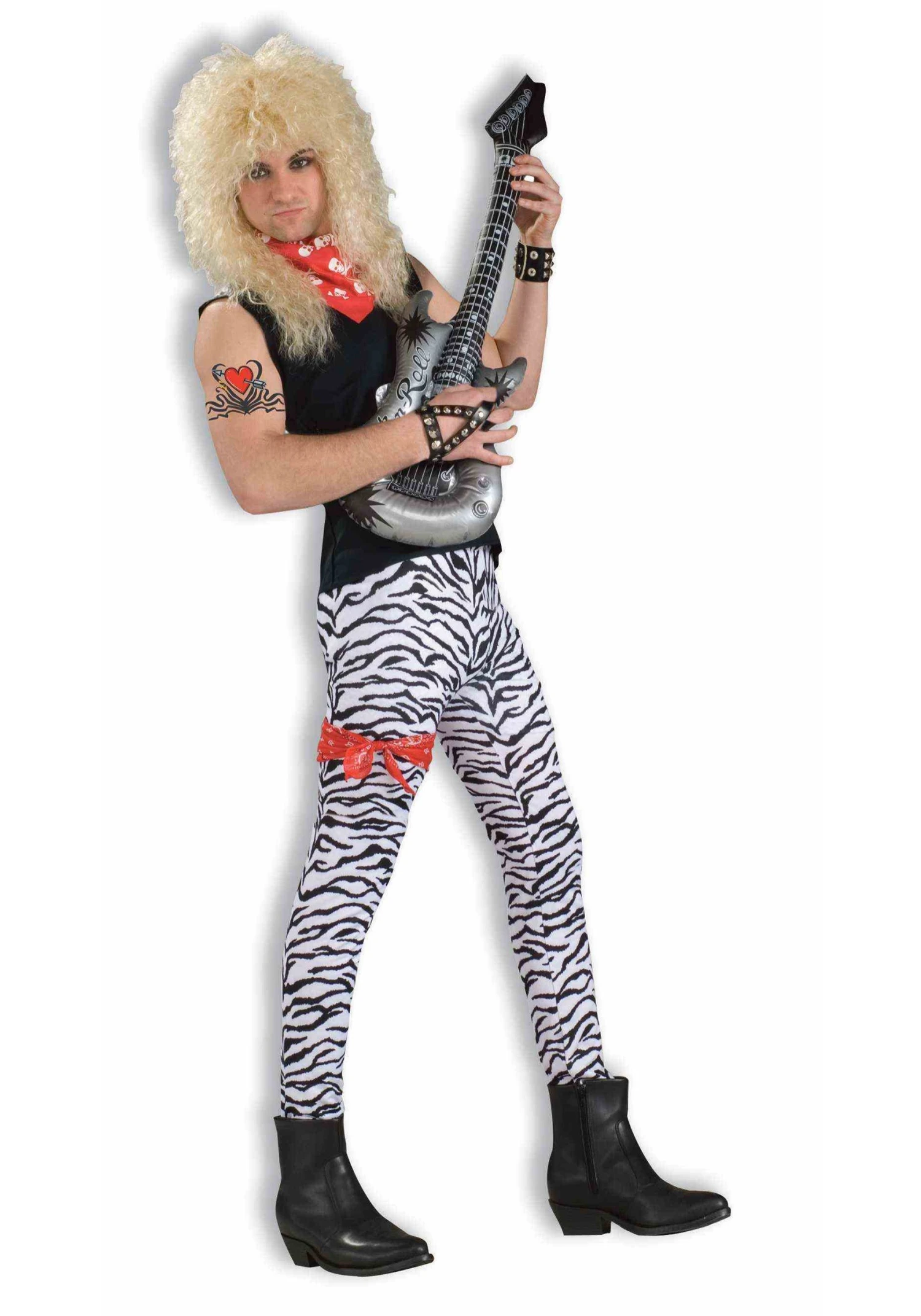 Forum Novelties, Inc Men's 80s Zebra Pants 1 Forum Novelties, Inc Men's 80s Zebra Pants