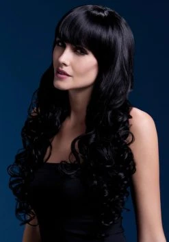 Smiffys Styleable Fever Isabelle Black Wig