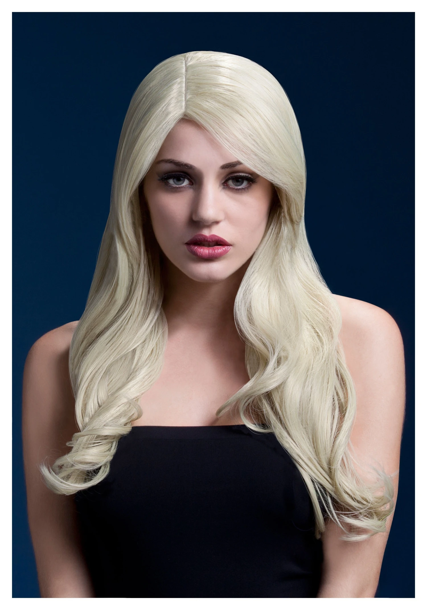 Smiffys Styleable Fever Nicole Blonde Wig 1 Smiffys Styleable Fever Nicole Blonde Wig