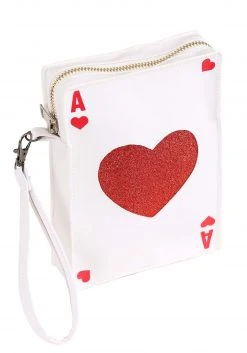 Fushengyuan Industry CO., Ace Of Hearts Costume Accessory Purse -Cheap Halloween Store ace of hearts purse alt 4