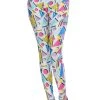 Fun Costumes Women's 80s Party Girl Leggings