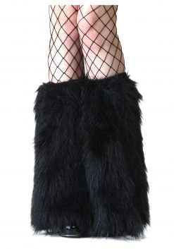 Fun Costumes Adult Black Furry Boot Covers