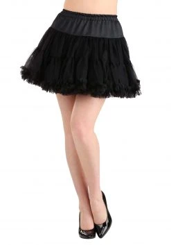 Fun Costumes Adult Women's Black Petticoat