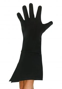 Fun Costumes Adult Black Superhero Gloves