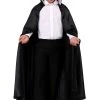 Fun Costumes Adult's Black Vampire Cloak Costume