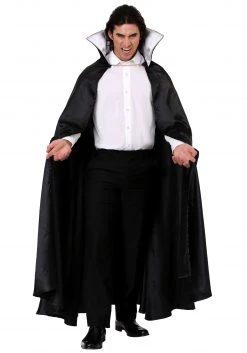 Fun Costumes Adult's Black Vampire Cloak Costume