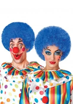 Seasons (HK) Ltd. Blue Clown Wig For Adults