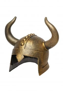Underwraps Bronze Horned Helmet For Adults