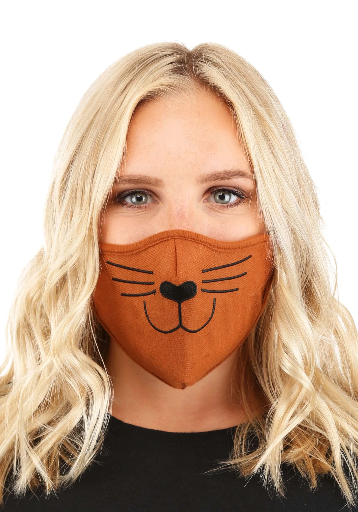 Elope Adult Brown Cat Face Mask 1 Elope Adult Brown Cat Face Mask