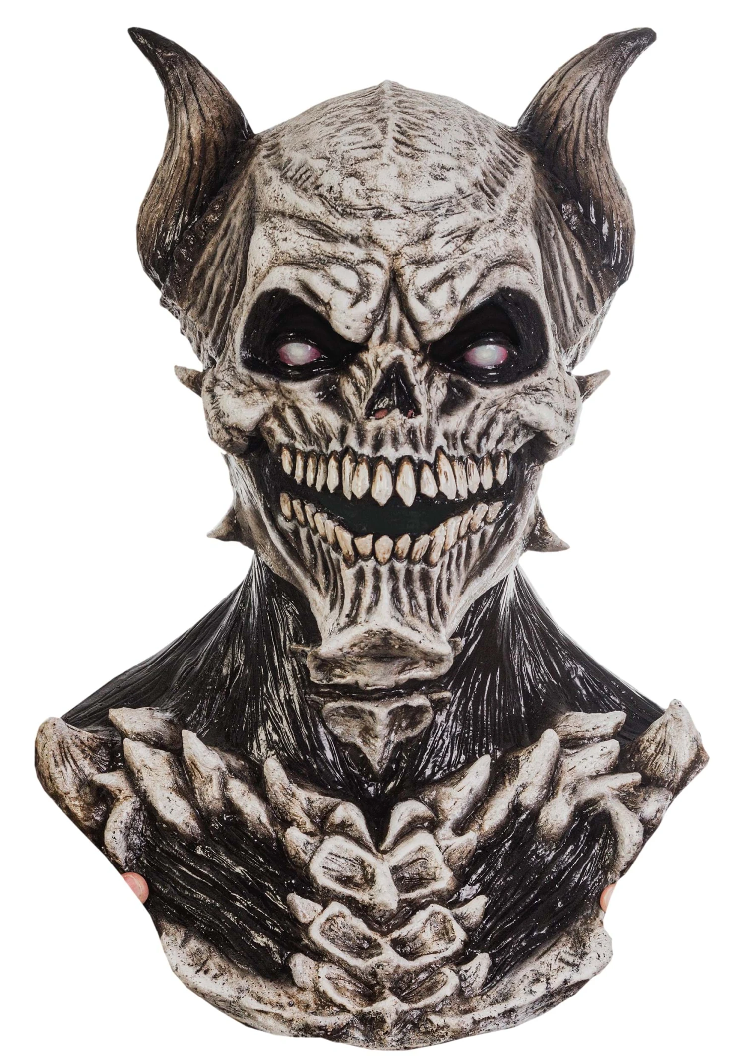 Oktober Studios Deathkeeper White Mask For Adults 1 Oktober Studios Deathkeeper White Mask For Adults