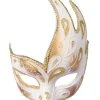 Forum Novelties, Inc Adult Gold Half Mask W/Ribbon