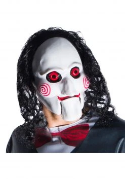 Rubies Costume Co. Inc Adult Men's Jigsaw Billy Mask With Hair
