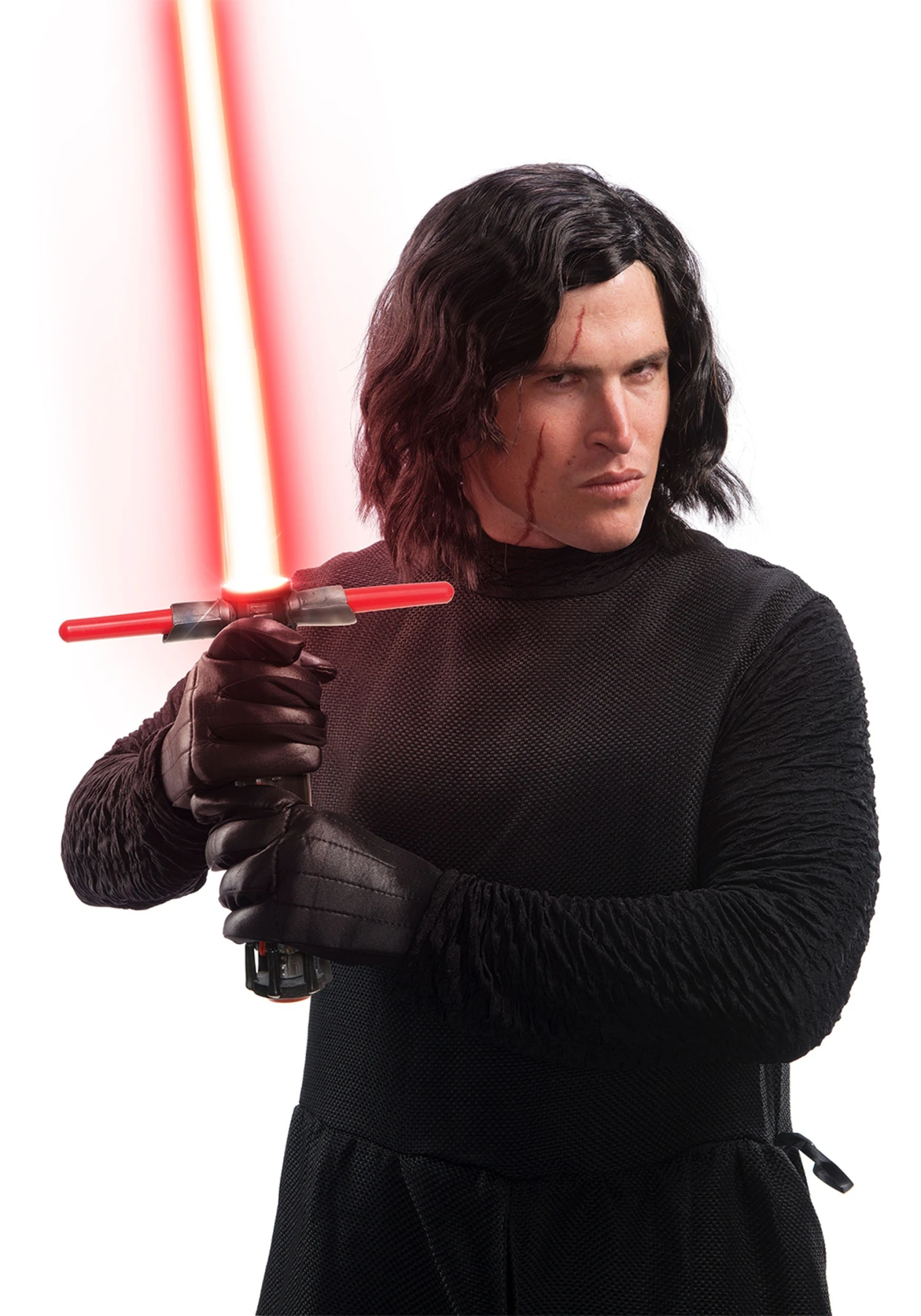 Rubies Costume Co. Inc Star Wars Adult Kylo Ren Wig And Scar Tattoo Set 1 Rubies Costume Co. Inc Star Wars Adult Kylo Ren Wig And Scar Tattoo Set