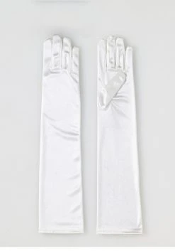 Forum Novelties, Inc Adult Long Ivory Satin Gloves