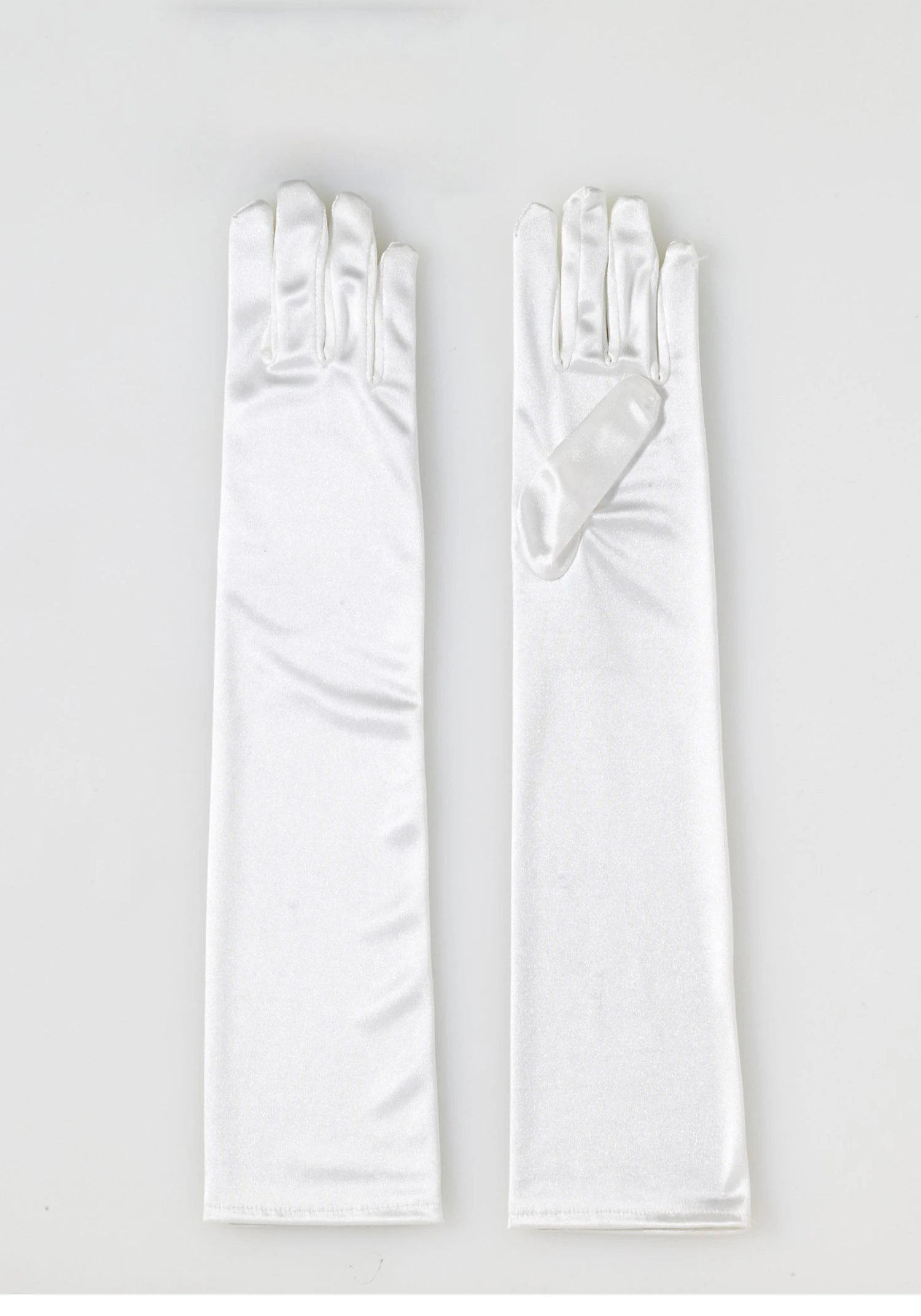 Forum Novelties, Inc Adult Long Ivory Satin Gloves 1 Forum Novelties, Inc Adult Long Ivory Satin Gloves