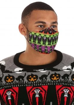 Guangzhou Fashion Travelling Goods Co. Ltd Monsters Sublimated Face Mask For Adults 13 Guangzhou Fashion Travelling Goods Co. Ltd Monsters Sublimated Face Mask For Adults -Cheap Halloween Store adult monsters sublimated face mask alt 5
