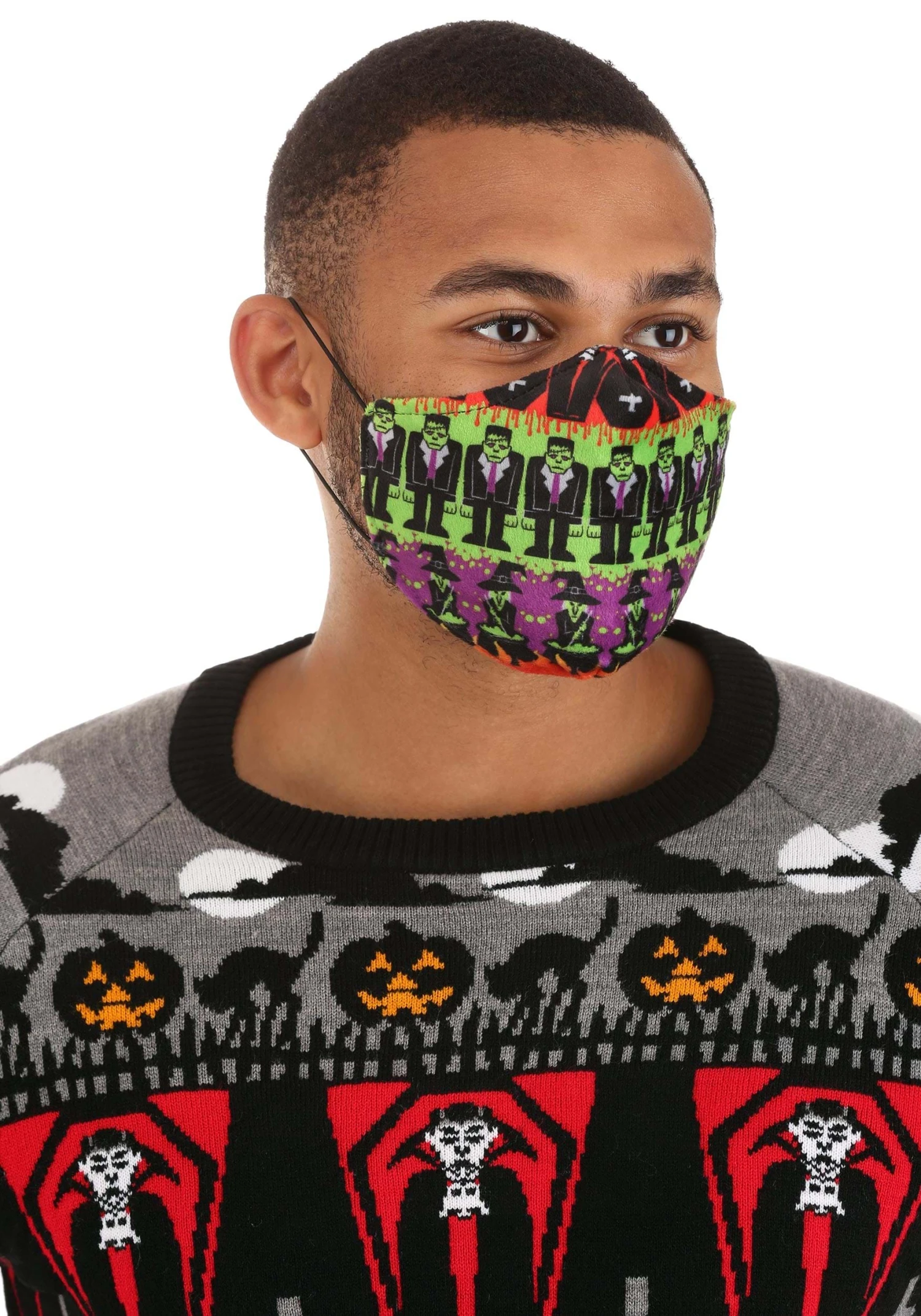 Guangzhou Fashion Travelling Goods Co. Ltd Monsters Sublimated Face Mask For Adults 6 Guangzhou Fashion Travelling Goods Co. Ltd Monsters Sublimated Face Mask For Adults - Image 6