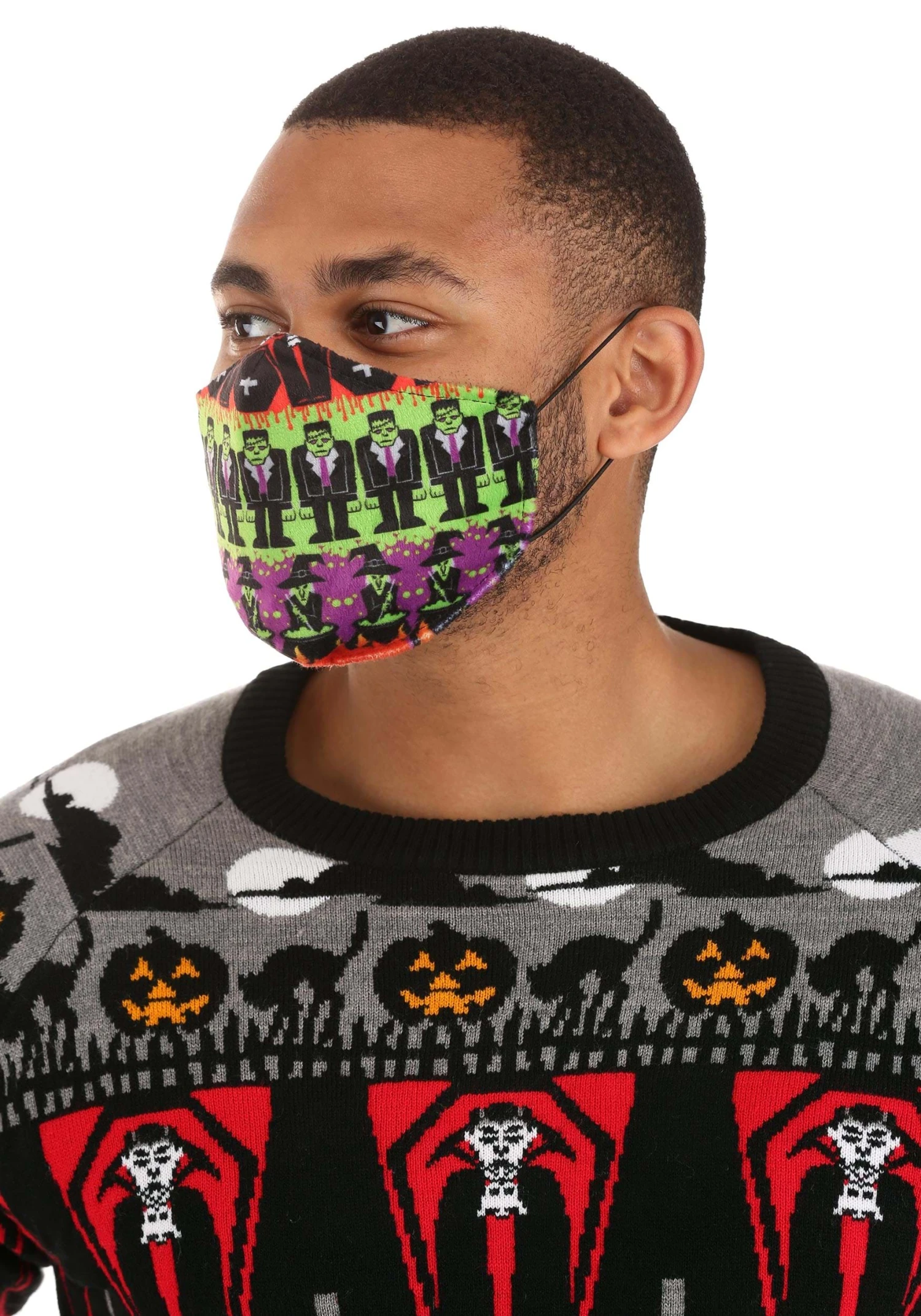 Guangzhou Fashion Travelling Goods Co. Ltd Monsters Sublimated Face Mask For Adults 7 Guangzhou Fashion Travelling Goods Co. Ltd Monsters Sublimated Face Mask For Adults - Image 7