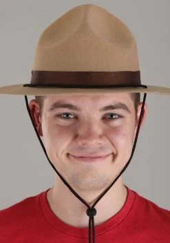 Elope Mountie Hat For Adults -Cheap Halloween Store adult mountie hat alt 3