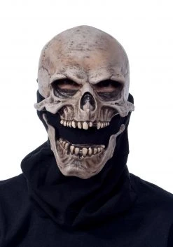 Zagone Studios Adult Moving Mouth Skull Mask -Cheap Halloween Store adult moving mouth skull mask alt 1