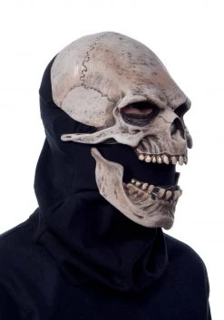 Zagone Studios Adult Moving Mouth Skull Mask -Cheap Halloween Store adult moving mouth skull mask alt 7