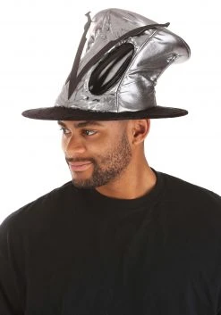 Elope Silver Ovo Top Hat For Adults -Cheap Halloween Store adult ovo top hat alt 2