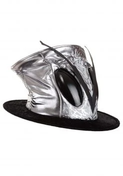 Elope Silver Ovo Top Hat For Adults -Cheap Halloween Store adult ovo top hat alt 5