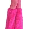 Fun Costumes Adult Pink Furry Boot Covers