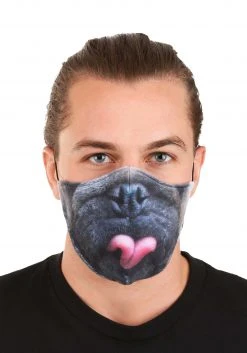 Elope Adult Pug Sublimated Face Mask