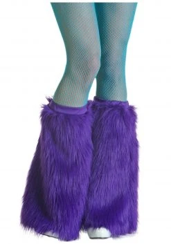 Fun Costumes Adult Purple Furry Boot Covers