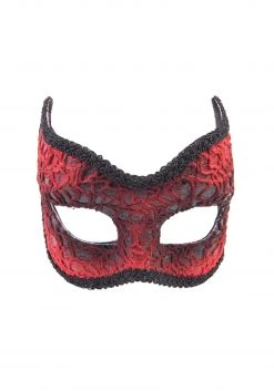 Forum Novelties, Inc Adult Red Lace Devil Mask
