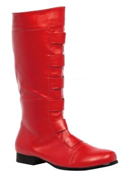 Ellie Adult Red Superhero Boots