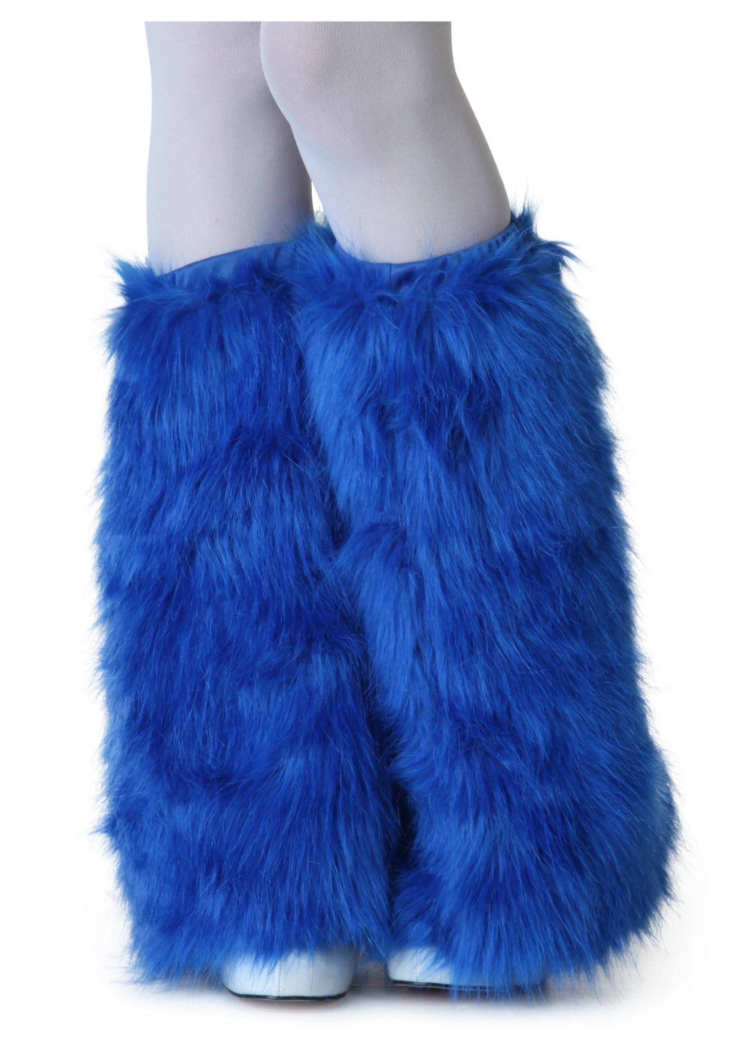 Fun Costumes Adult Royal Blue Furry Boot Covers 1 Fun Costumes Adult Royal Blue Furry Boot Covers