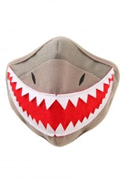 Elope Adult's Shark Sublimated Face Mask -Cheap Halloween Store adult shark sublimated face mask alt 2
