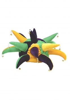 Jacobson Hats Velvet Adult Mardi Gras Jester Hat With Bells