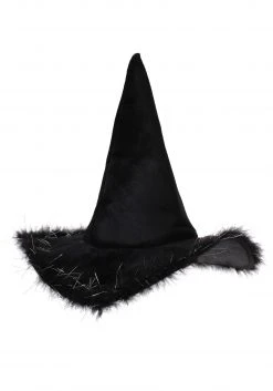 Forum Novelties, Inc Velvet Adult Witch Hat With Fur