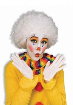 Forum Novelties, Inc Adult White Afro Wig