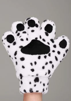 Fun Costumes Dalmatian Gloves For Adults -Cheap Halloween Store adults dalmatian gloves alt 3