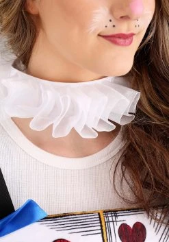 Elope White Rabbit Costume Kit For Adults -Cheap Halloween Store adults white rabbit costume kit alt 2