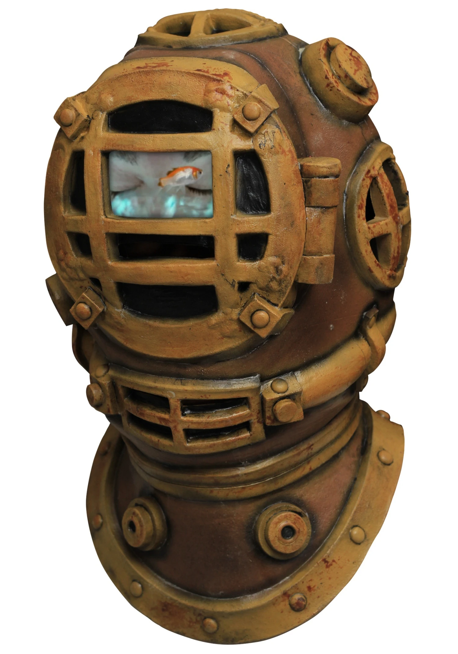 Ghoulish Productions Animated Swimming Fish Scuba Adult Mask 1 Ghoulish Productions Animated Swimming Fish Scuba Adult Mask