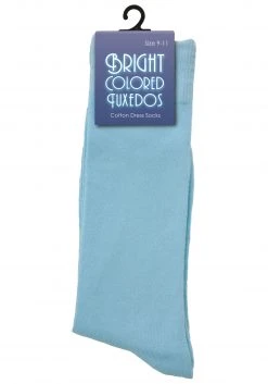 Fun Costumes Baby Blue Dress Socks