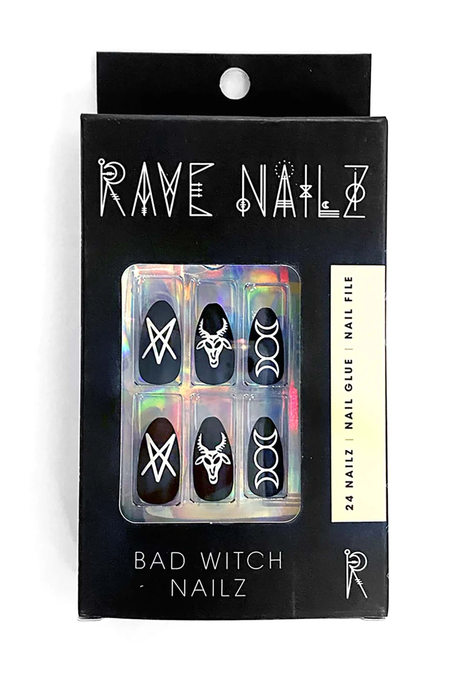 Rave Nailz Bad Witch- Press-On Nails Kit 2 Rave Nailz Bad Witch- Press-On Nails Kit - Image 2