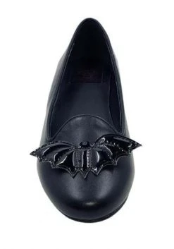Strange Cvlt Bat Icon Ballet Flats -Cheap Halloween Store ballet bat flats alt 3