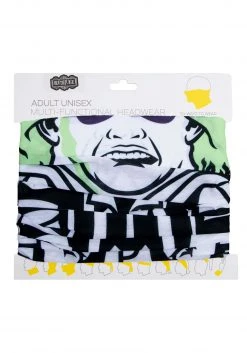Bioworld Merchandising / Independent Sales Beetlejuice Adult's Neck Gaiter -Cheap Halloween Store beetlejuice adult neck gaiter alt 1