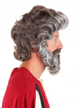 Partytime Costume & Lingerie (Yiwu) Factory Moses Wig And Beard -Cheap Halloween Store biblical moses wig and beard alt 2