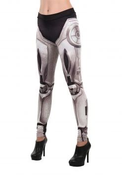 Elope Bionic Printed Leggings -Cheap Halloween Store bionic leggings one size alt 3